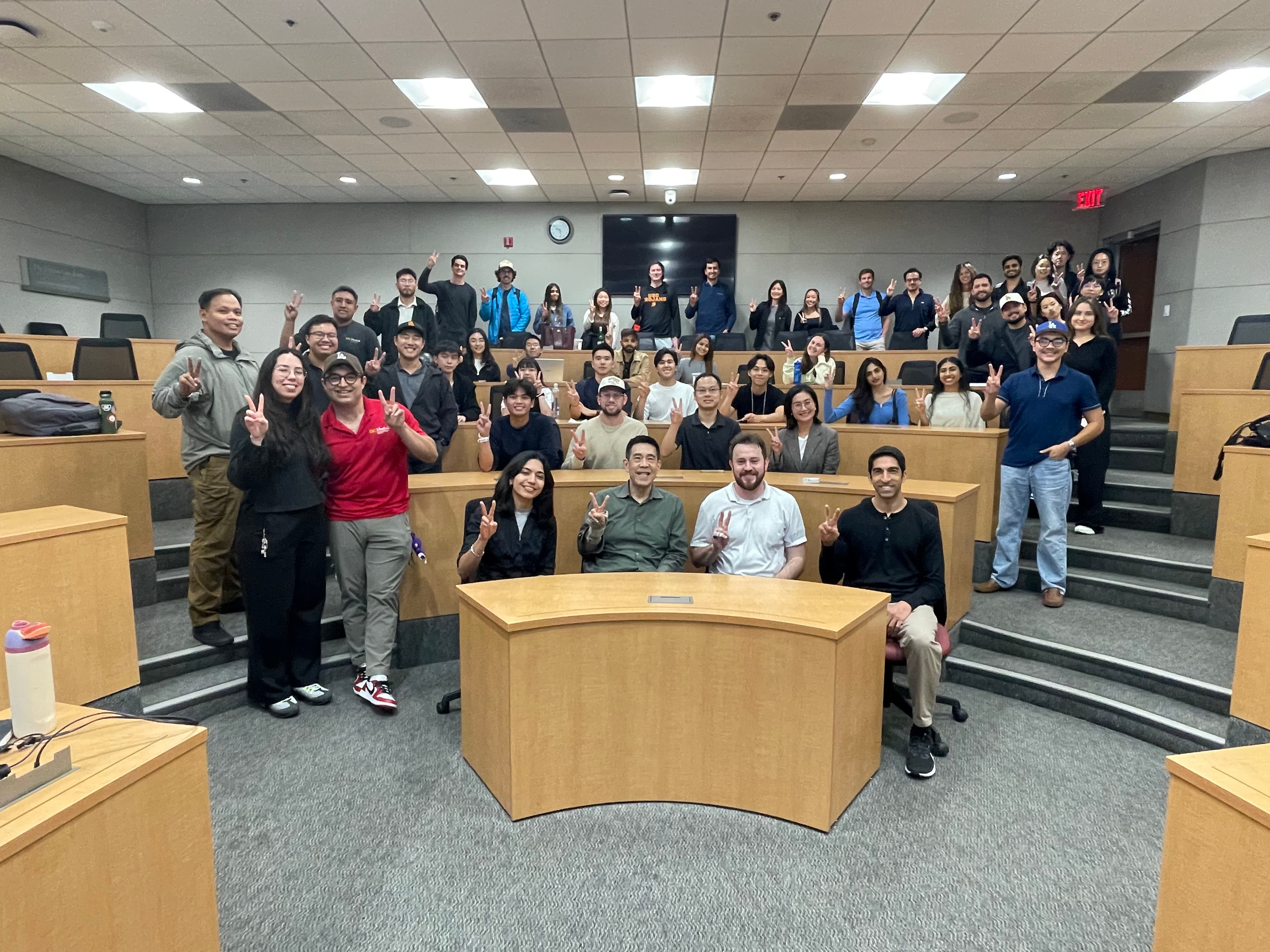 USC Marshall graduate class